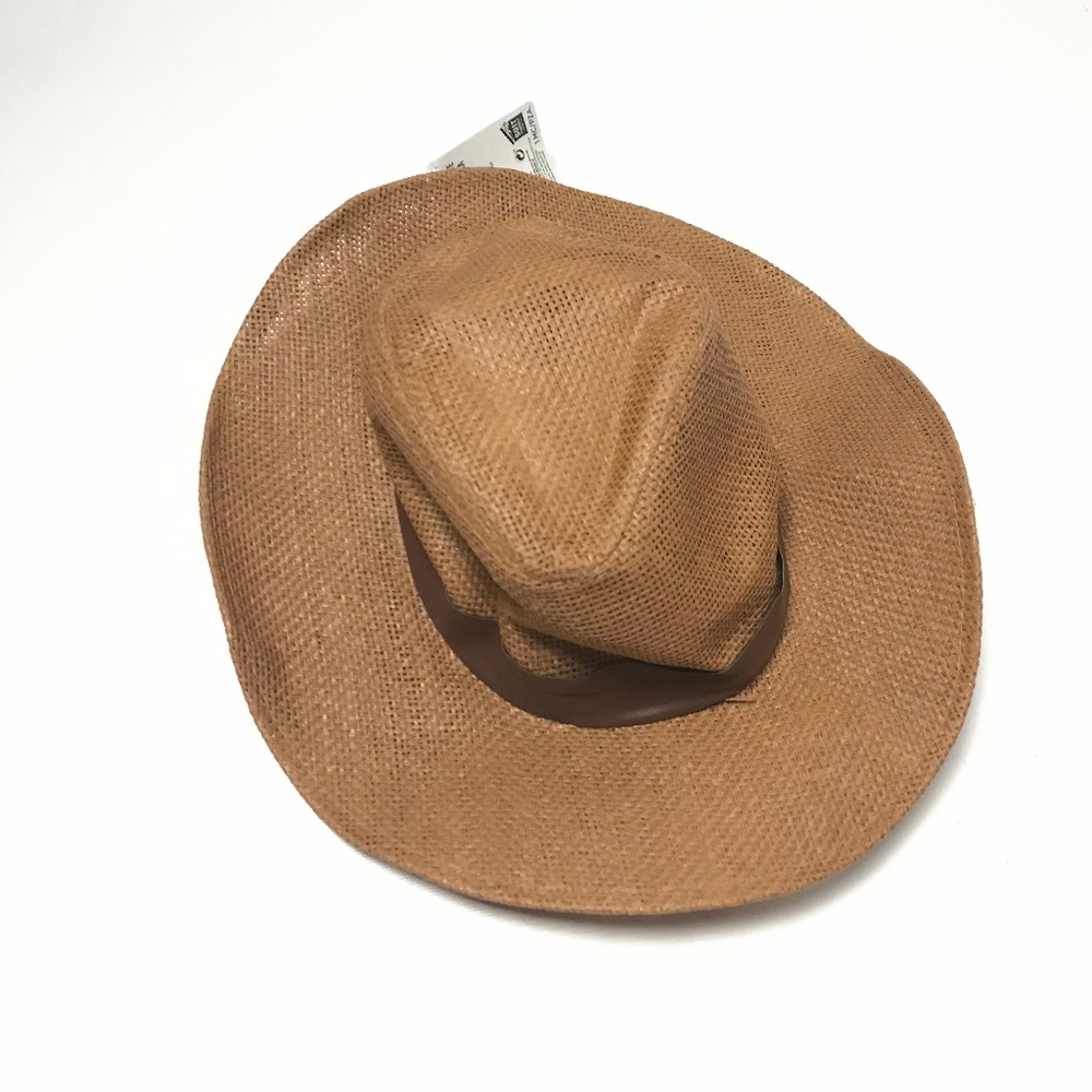 Men Women's Sombrero Fedora Hat Solid Beige OS